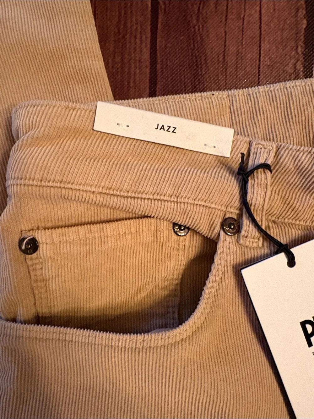 NWT PT Torino Jazz Stretch Corduroy 38/35
